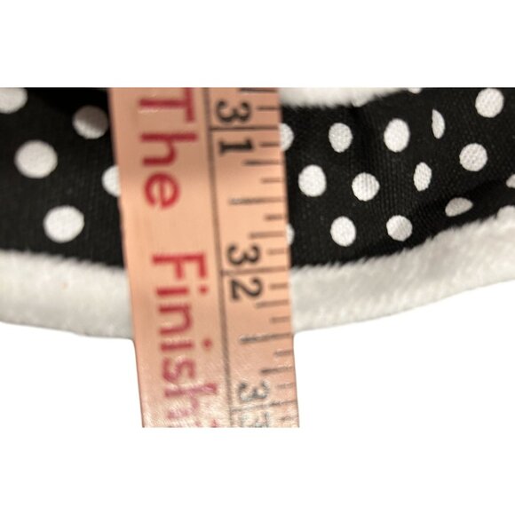 Apron Christmas Snowman Red Polka Dots Ruffle Snow Woman Party Baking Festive - Picture 4 of 4